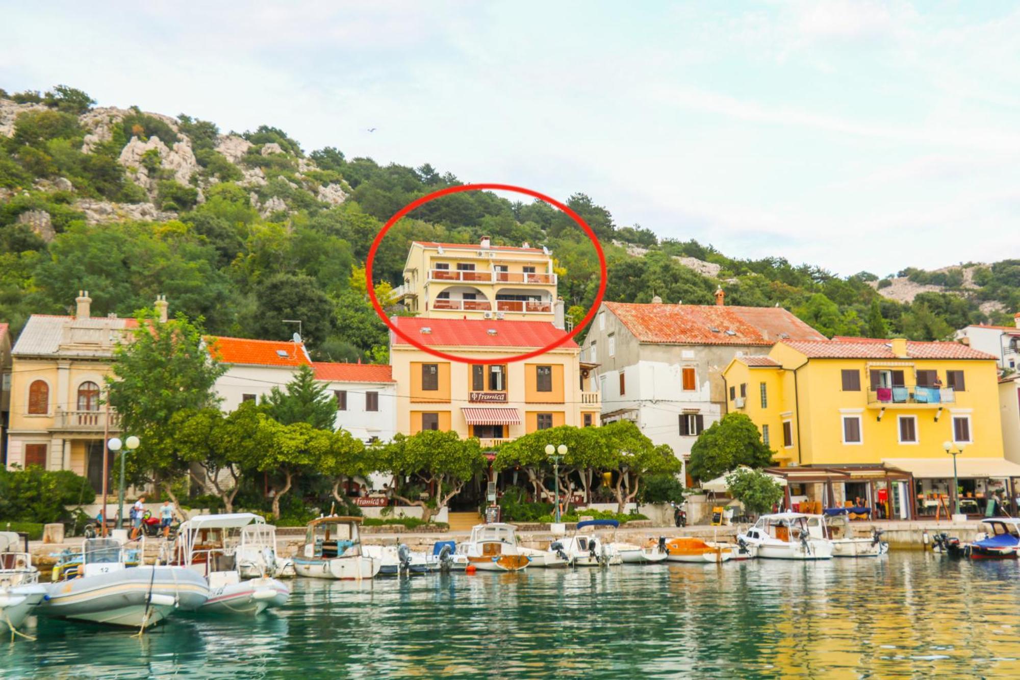 Apartments Andrea Baška Zewnętrze zdjęcie